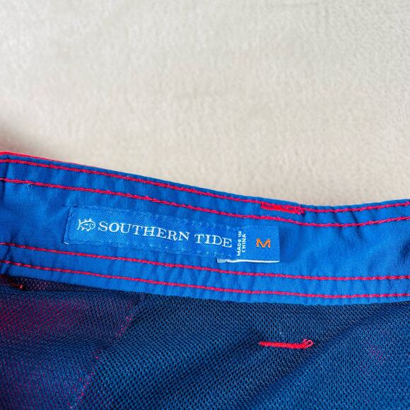 Southern Tide Shorts Men's Medium Pink T3 Gulf Performance 9" Inseam Stretch - Picture 7 of 11